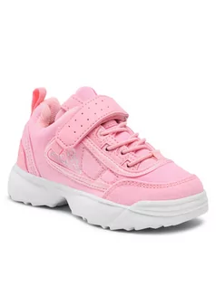 Buty dla dziewczynek - Kappa Sneakersy Rave Sun K 260874K Różowy - grafika 1