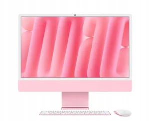 Komputer iMac 24" 4.5K Apple M4 10C CPU 10C GPU 16GB 256GB Pink - Zestawy komputerowe - miniaturka - grafika 1
