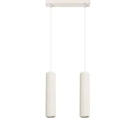 Lampy sufitowe - Sollux SL.1593 - Żyrandol na lince KARBON 2xGU10/10W/230V kremowy - miniaturka - grafika 1