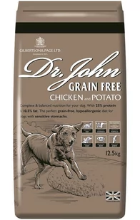 Dr John Adult Grain Free Chicken&Potato 12,5 kg - Sucha karma dla psów - miniaturka - grafika 1