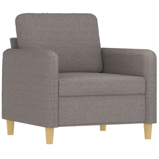 3-częściowy komplet wypoczynkowy z poduszkami, taupe, tkanina - Sofy i kanapy - miniaturka - grafika 4