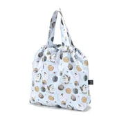 Torby i organizery dla mam - La Millou torba na ramię Shopper Bag Fly Me To The Moon Sky - miniaturka - grafika 1