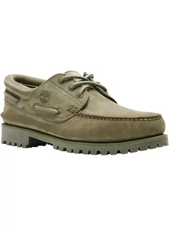 Półbuty męskie - Timberland Skórzane mokasyny "3-Eye Classic" w kolorze khaki - grafika 1