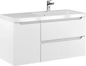 Szafki łazienkowe - Szafka z Umywalką ETHOS 90 cm D P MAT - miniaturka - grafika 1