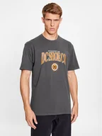 Koszulki męskie - DC T-Shirt Tuition Tees ADYZT05273 Czarny Regular Fit - miniaturka - grafika 1