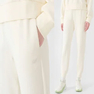 Spodnie Damskie Dresowe 4f Xxl Joggery Ttrof0996 Ss25 - Spodnie damskie - miniaturka - grafika 1