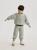 Bluzy i sweterki niemowlęce - Reserved - Bawełniany komplet - jasnozielony - miniaturka - grafika 1