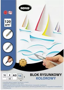 BENIAMIN Blok rysunkowy A3/16K kolorowy barwiony - Beniamin - Szkolne artykuły papiernicze - miniaturka - grafika 2