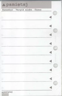 Antra Wkład do organizera MEM/M Pamiętaj ANTRA - Artykuły biurowe - miniaturka - grafika 1