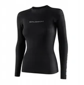 Koszulki i topy damskie - LS1594W Koszulka damska 3D PRO z długim rękawem czarny XL - miniaturka - grafika 1