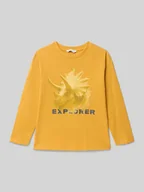 Koszulki dla chłopców - Bluzka z długim rękawem z nadrukowanym motywem - miniaturka - grafika 1