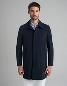 Płaszcze męskie - płaszcz credaro granatowy - miniaturka - grafika 1