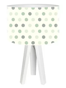 Macodesign Lampa biurkowa Pastelowe kropeczki mini-foto-261w, 60 W - Lampy stojące - miniaturka - grafika 1