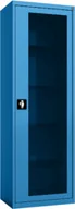 Meble i wyposażenie gabinetów medycznych - MD/1s.5005 szafa lekarska 1-skrzydłowa 1-komorowa niebieska - miniaturka - grafika 1