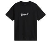 Koszulki męskie - T-shirt Męski VANS Classic Script SS Pink Black/White VN000PF0Y281 L - miniaturka - grafika 1