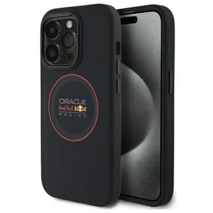 Etui RED BULL Leather Red Ring MagSafe do Apple iPhone 14 Pro Granatowy - Etui i futerały do telefonów - miniaturka - grafika 1