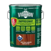 Farby i impregnaty do drewna - Impregnat Powłokotwórczy Ochronno-Dekoracyjny Palisander Królewski V08 4,5 l VIDARON - miniaturka - grafika 1