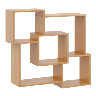 Skandynawska półka ścienna w kolorze olcha E0-K46 - Półki do salonu Skandynawska półka ścienna w kolorze olcha E0-K46 - Półki do salonu - miniaturka - grafika 1