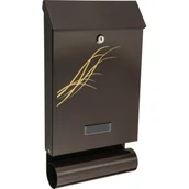 Skrzynki na listy - Skrzynka na listy +tuba C4 złoty/brąz - miniaturka - grafika 1