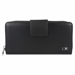 Portfele - Roncato Firenze Wallet RFID Leather 19 cm black - grafika 1