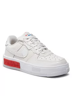 Buty sportowe damskie - Nike Buty Air Force 1 Fontanka DH1290 001 Beżowy - grafika 1