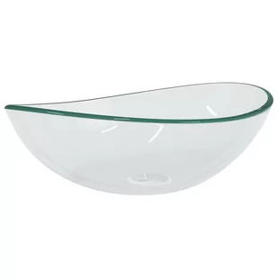 Umywalka z bezbarwnego szkła hartowanego, 54,5x35x15,5 cm 345238 VIDAXL - Umywalki - miniaturka - grafika 3