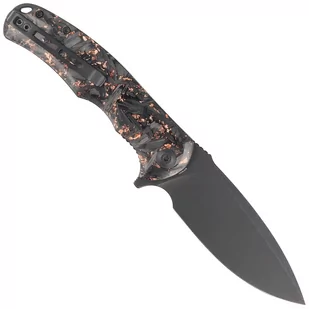Nóż składany Civivi Praxis Shredded Carbon Fiber / Copper Shred, Black Stonewashed 9Cr18MoV (C803I) - Noże - miniaturka - grafika 3
