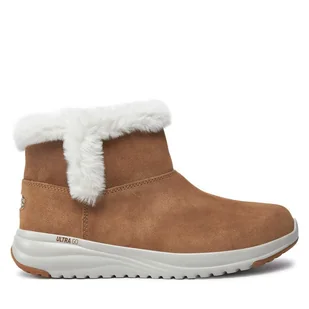 Botki Skechers On-the-GO Stellar 144775 Brązowy - Botki damskie - miniaturka - grafika 1