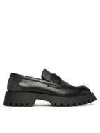 Półbuty męskie - Guess Loafersy FMFZIA LEL14 Czarny - miniaturka - grafika 1