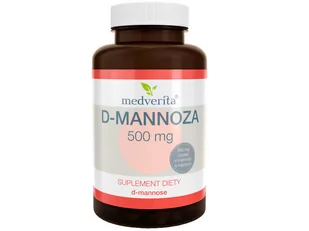 Medverita Medverita, D-mannoza, 500 mg, 50 kapsułek - Witaminy i minerały dla sportowców - miniaturka - grafika 1