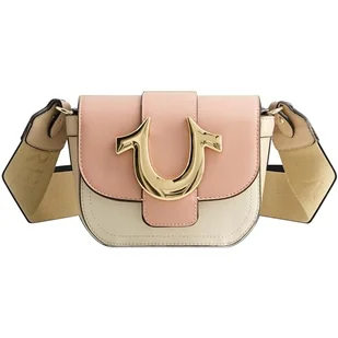 True Religion Damska torebka crossbody, mini klapka, regulowana torebka na ramię z logo podkowy, multi - Torebki damskie - miniaturka - grafika 1