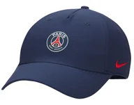 Czapki damskie - Czapka bejsbolówka NIKE Dri-Fit z daszkiem PSG Club granatowa r M/L - miniaturka - grafika 1