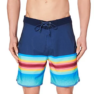 Kąpielówki męskie - Hurley Męskie szorty M Phtm Max Balboa Board Shorts niebieski Obsidian 28 CU0689 - grafika 1