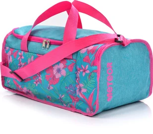 Torba fitness Meteor Nepr 20 l niebieski/różowy kwiaty , torba treningowa, torba na siłownię - Torby sportowe - miniaturka - grafika 1