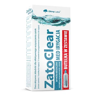 OLIMP LABS Olimp ZatoClear Med Irygacja zestaw do płukania nosa i zatok 12 saszetek + butelka 250 ml | - Przeziębienie i grypa - miniaturka - grafika 1
