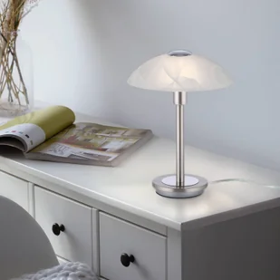 Paul Neuhaus Enova lampa stołowa, kolory stali - Lampy stojące - miniaturka - grafika 2