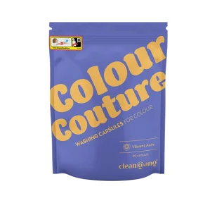 CLEANGANG COLOUR COUTURE KAPSUŁKI DO PRANIA TKANIN KOLOROWYCH VIBRANT AURA 20 SZTUK - Środki do prania - miniaturka - grafika 1