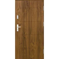 Drzwi zewnętrzne - SPLENDOOR Drzwi stalowe zewnętrzne wejściowe antywłamawiowe RC2 Komo Acoustic orzechowe 80 prawe - miniaturka - grafika 1