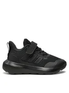 Buty dla dziewczynek - adidas Sneakersy Fortarun 3 IH2858 Czarny - miniaturka - grafika 1