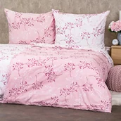 Pościel - 4Home Pościel bawełniana Harmony różowy, 160 x 200 cm, 70 x 80 cm, 160 x 200 cm, 70 x 80 cm - miniaturka - grafika 1