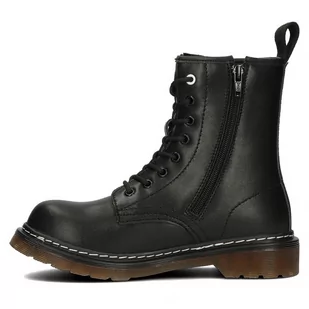 Glany ze skóry naturalnej Filippo GL429/23 BK - Glany damskie - miniaturka - grafika 4