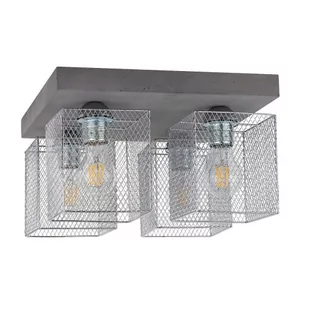 Spotlight Gittan lampa sufitowa 4-punktowa szara/chrom 8172436 - Lampy sufitowe - miniaturka - grafika 1
