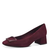 Czółenka - Tamaris Damskie czółenka 1-22302-41, Merlot Suede, 37 eu - miniaturka - grafika 1