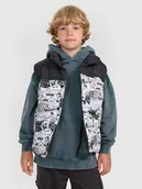 Kurtki i płaszcze dla chłopców - 4F Bezrękawnik puchowy z wypełnieniem syntetycznym chłopięcy - czarno-biały 122 (6-7 lat) - miniaturka - grafika 1