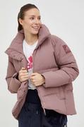 Kurtki damskie - adidas Performance kurtka puchowa damska kolor różowy zimowa - miniaturka - grafika 1