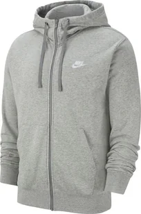 Nike Bluza Nike Sportswear Club Men's Full-Zip Hoodie BV2648 063 BV2648 063 szary S - Bluzy męskie - miniaturka - grafika 1
