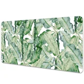 Podkładki na biurko - Mata ochronna na biurko Liście bananowca 90x45 cm - miniaturka - grafika 1