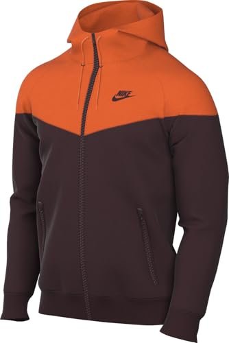 Nike Sportswear Windrunner DA0001-652, kurtka męska z kapturem, burgundowa Crush/Burgundy Crush, DA0001-652, XL