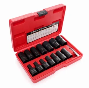 NASADKI DO OBROBIONYCH ŚRUB 15EL. KD11793 - Klucze i nasadki - miniaturka - grafika 1