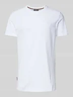 Koszulki męskie - T-shirt z wyhaftowanym logo - miniaturka - grafika 1
